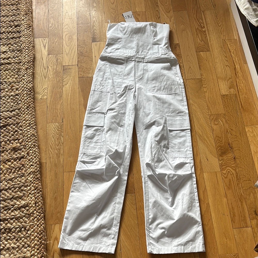 White Cargo Pants